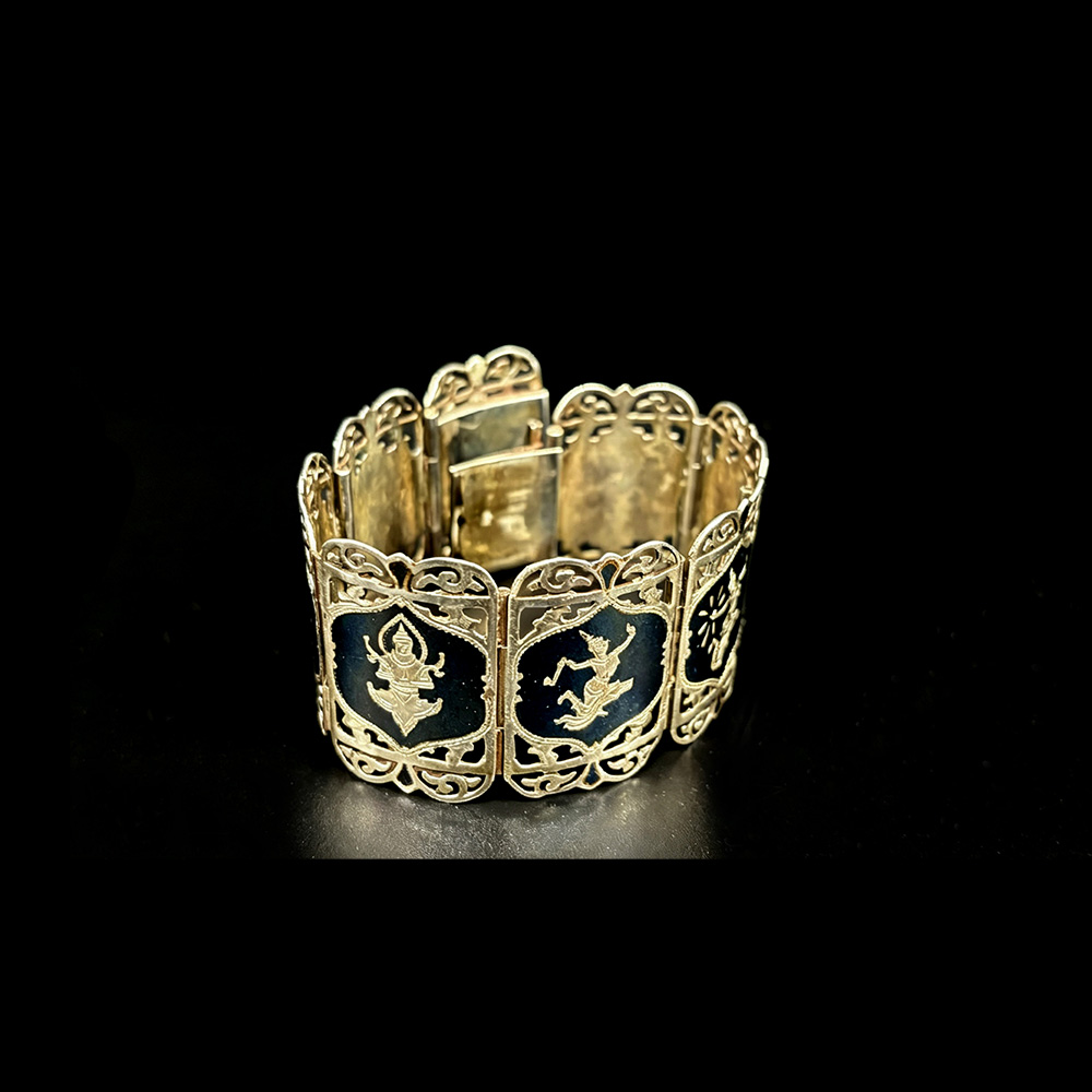 ZG013 Silver Niello Bracelet