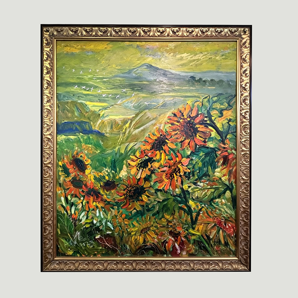 NY003 油画-山水花卉